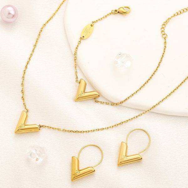 Wholesale Fashion Necklace and Bracelet and Earring Set LOV ZY #Z0039