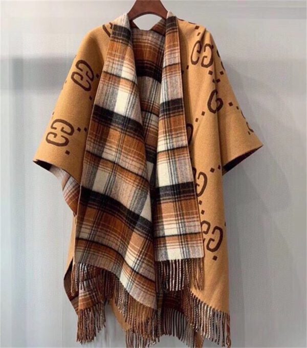 High quality fashion double-sided cape scarf 145*185CM GUI #Z0085