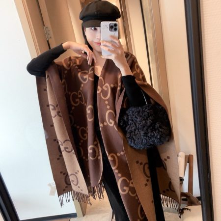 High quality fashion double-sided cape scarf GUI #Z0086