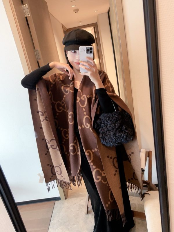 High quality fashion double-sided cape scarf GUI #Z0086