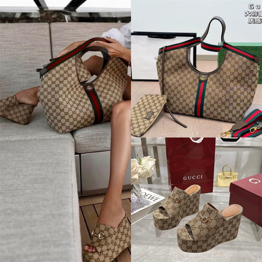 High quality slipper & Tote bag set free shipping GUI #Z0122 - Image 2