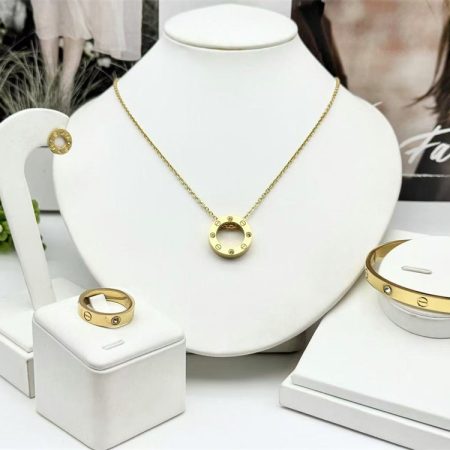 Wholesale Fashion Necklace and Bracelet and Earring and Ring Set CAR #Z0134