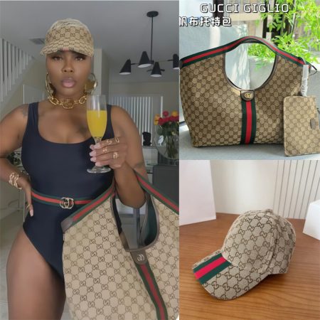 High quality Tote bag & hat set free shipping GUI #Z0281