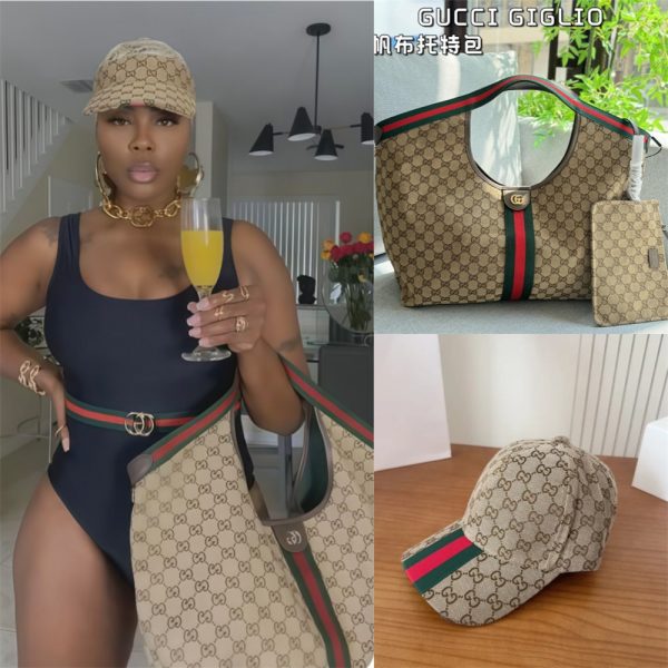High quality Tote bag & hat set free shipping GUI #Z0281