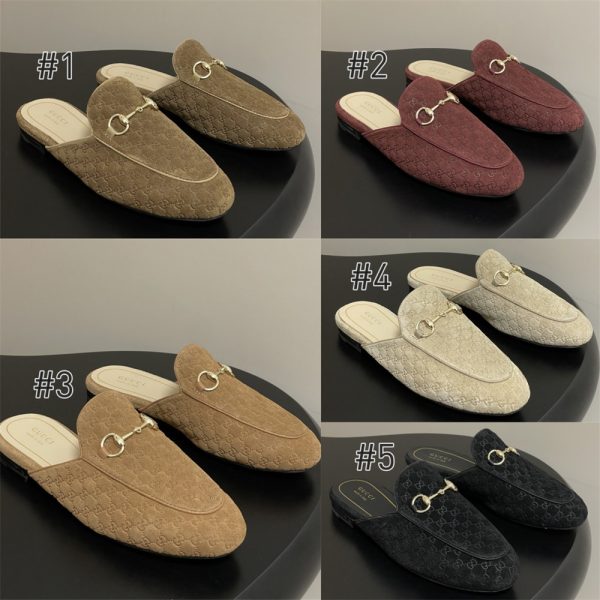 High quality slippers size:5-11 with box GUI #Z0292