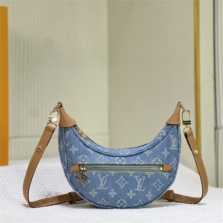 High quality denim shoulder bag size24*22*6cm LOV #Z0441