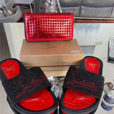 High quality slippers & shoulder bag free shipping CLN #Z0490