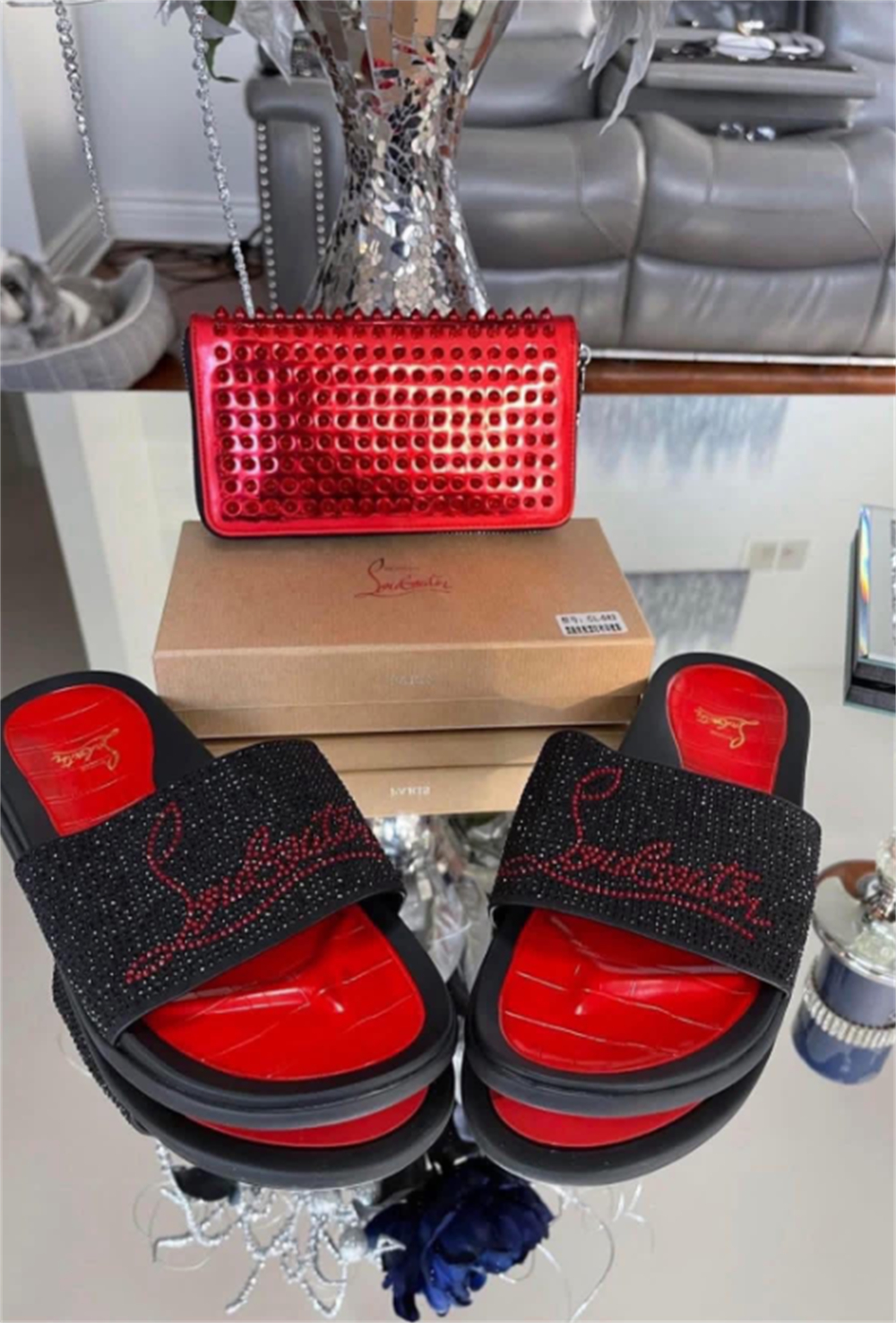 High quality slippers & shoulder bag free shipping CLN #Z0490 - Image 1
