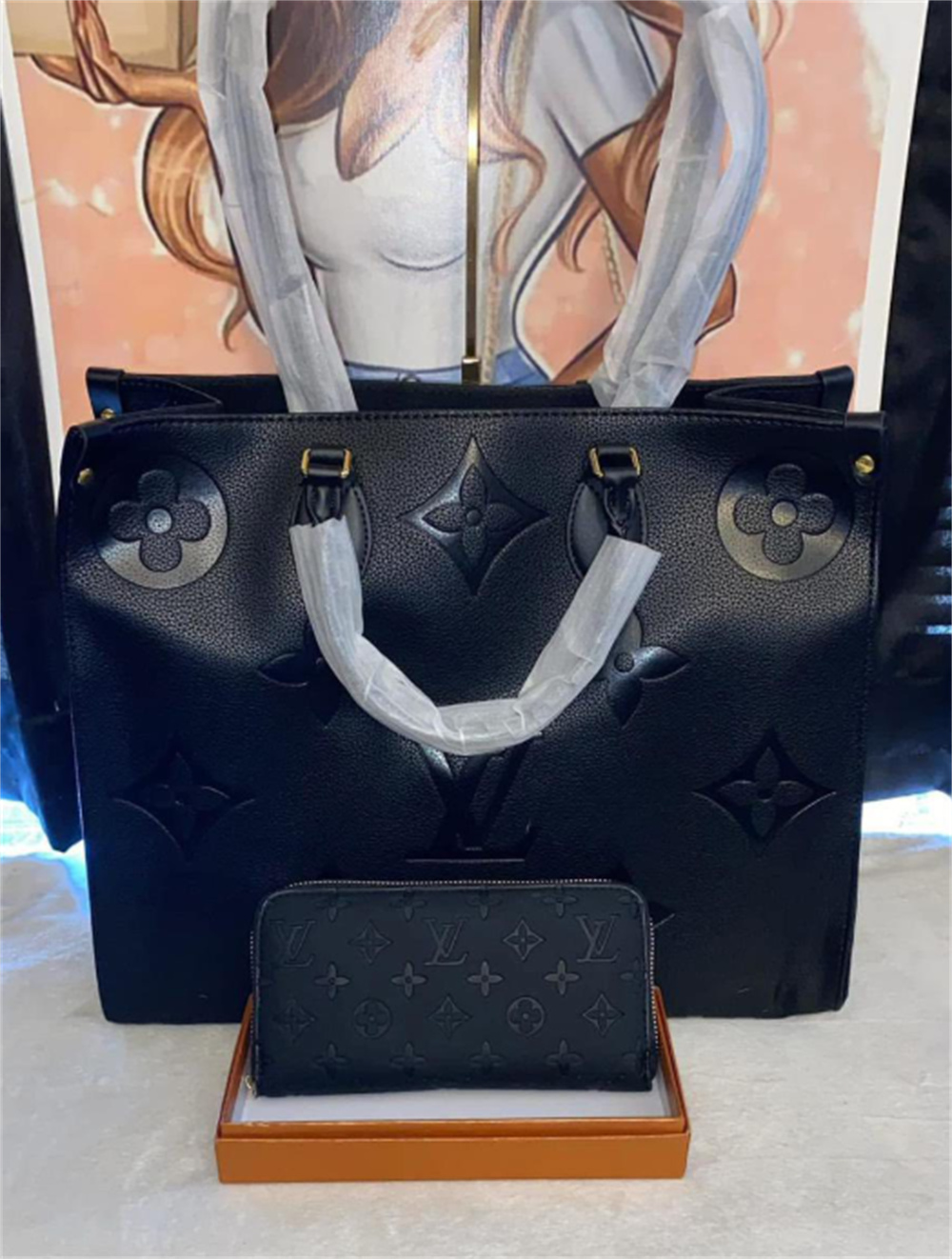 High quality shoulder bag & wallet set LOV #Z0547 - Image 1