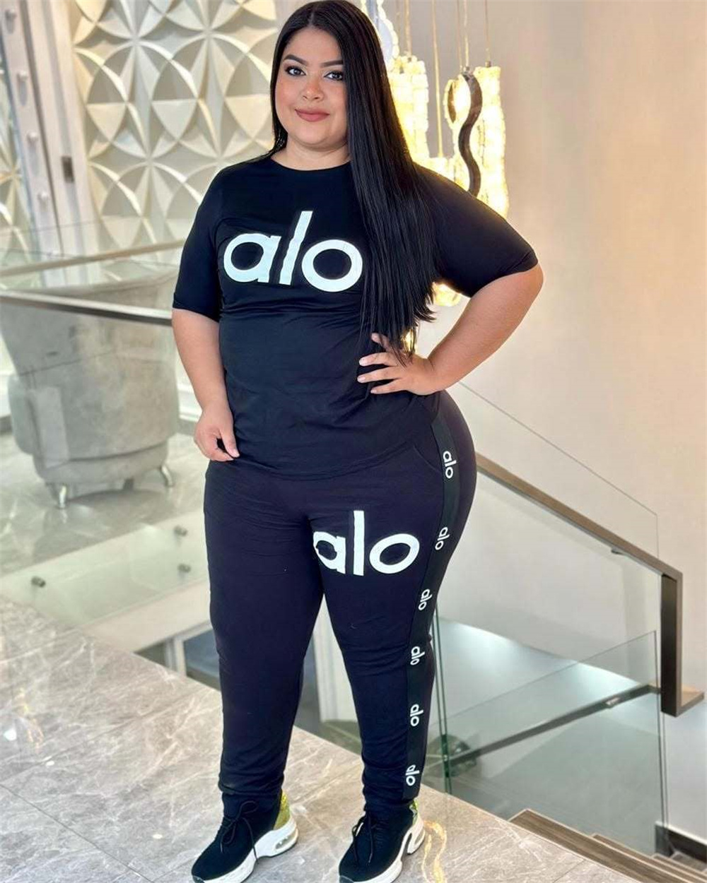 Wholesale sport suit Plus size:XL-4XL ALO YS #Z0551 - Image 1