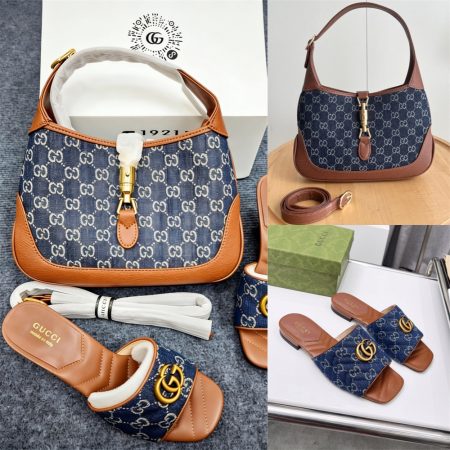 High quality slipper & shoulder bag free shipping GUI #Z0564