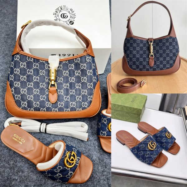 High quality slipper & shoulder bag free shipping GUI #Z0564