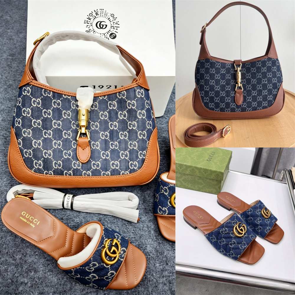 High quality slipper & shoulder bag free shipping GUI #Z0564 - Image 1