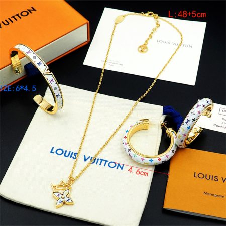 Wholesale Necklace and Bracelet and Earring Set LOV #Z0631 - Image 2