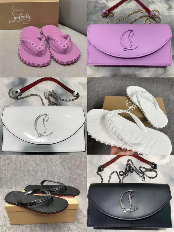 High quality slippers & shoulder bag free shipping CLN #Z0656