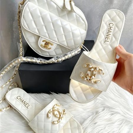 High quality shoulder bag & slipper set free shipping CHL #Z0694