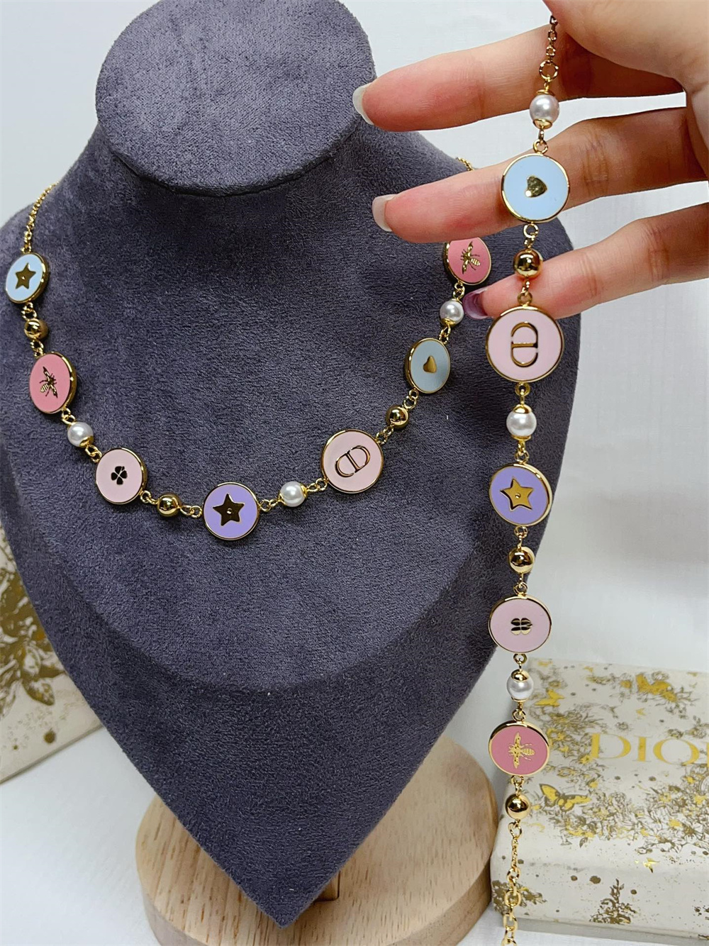 Wholesale Fashion Necklace and Bracelet Set DIR #Z0708 - Image 2