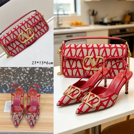 High quality sandals & shoulder bag set free shipping VAL #Z0731