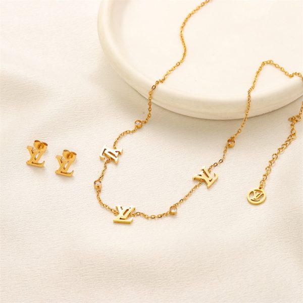 Wholesale Necklace & Earring Set LOV ZY #Z0774
