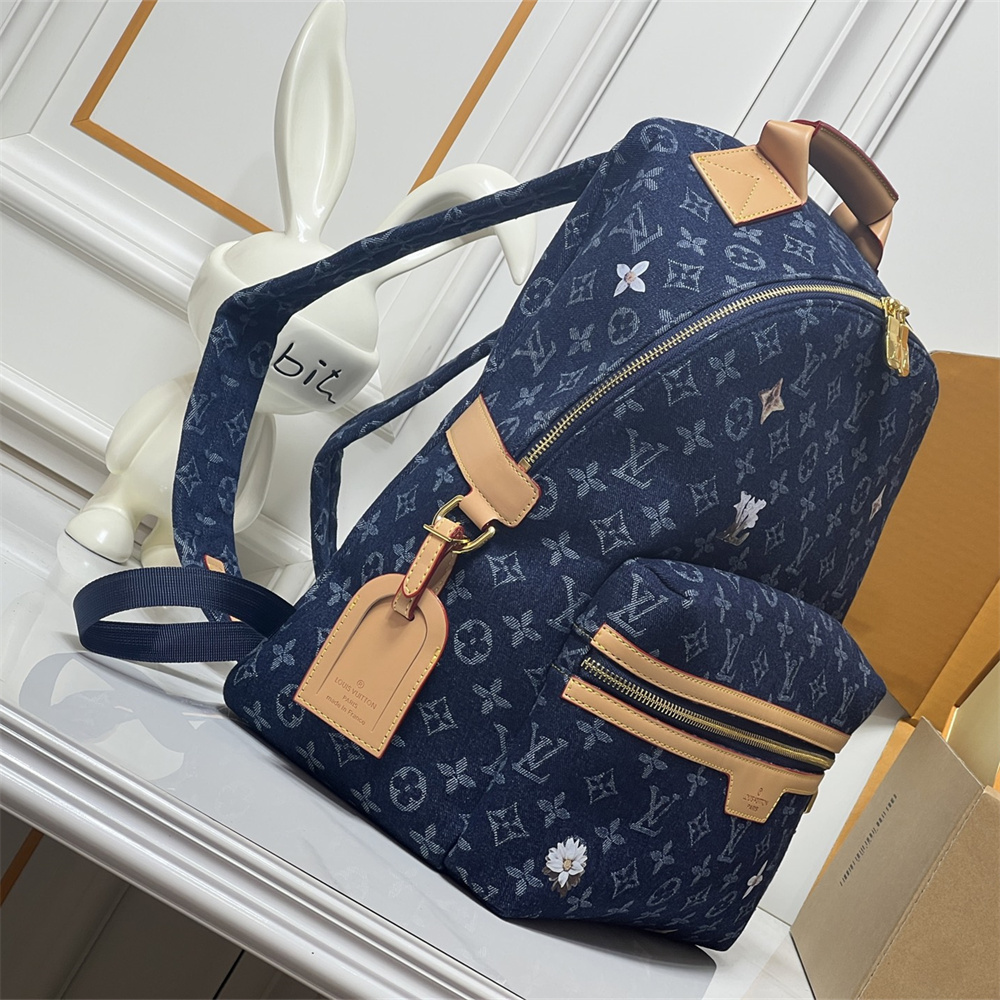 High quality denim backpack size:29*38*20cm LOV #Z0777 - Image 2