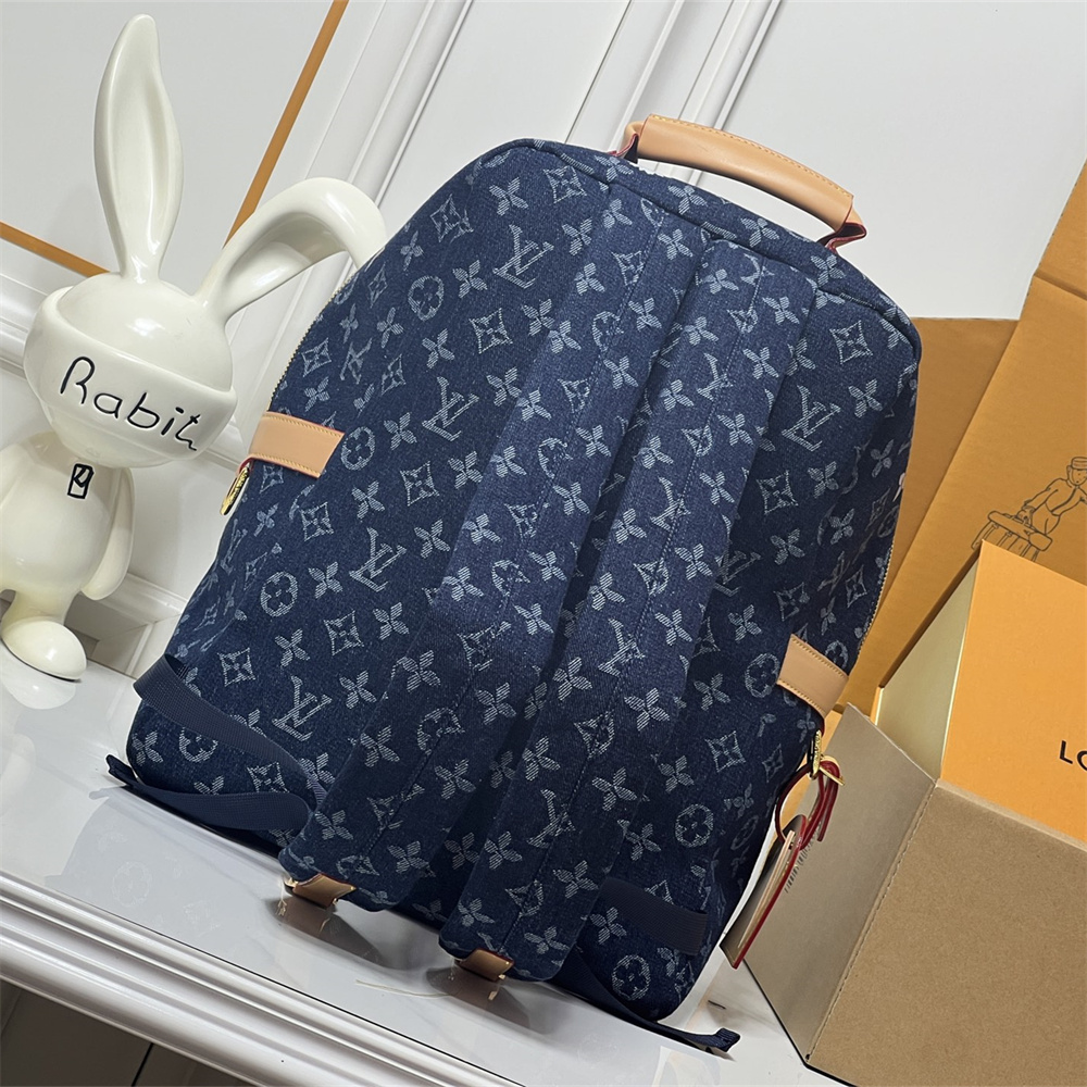 High quality denim backpack size:29*38*20cm LOV #Z0777 - Image 3