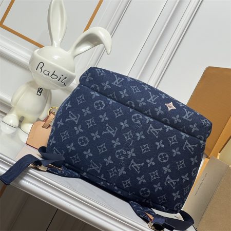 High quality denim backpack size:29*38*20cm LOV #Z0777 - Image 4