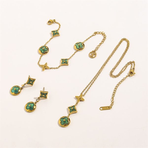 Wholesale Fashion Necklace & Bracelet & Earring Set LOV #A1607