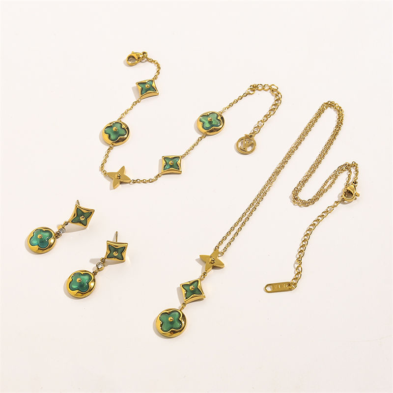 Wholesale Fashion Necklace & Bracelet & Earring Set LOV #A1607