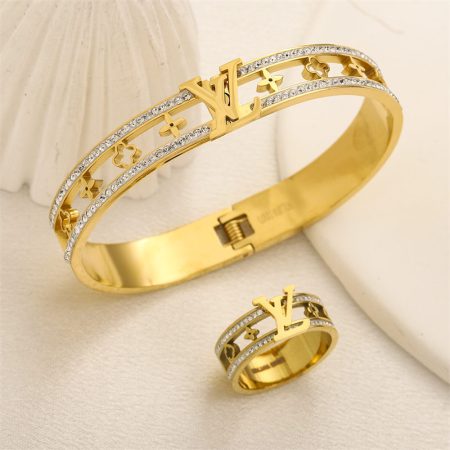 Wholesale Fashion Necklace & Bracelet & Earring Set LOV ZY #A1823