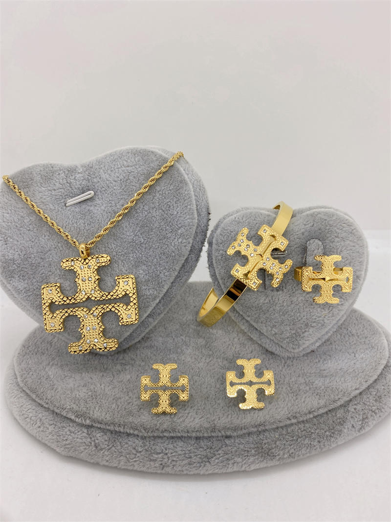 Wholesale Earring & Necklace & Ring & Bracelet set #A0368 - Image 2