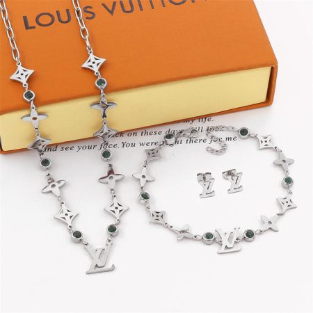 Wholesale Fashion Necklace & Bracelet & Earring Set LOV #A0521 - Image 4