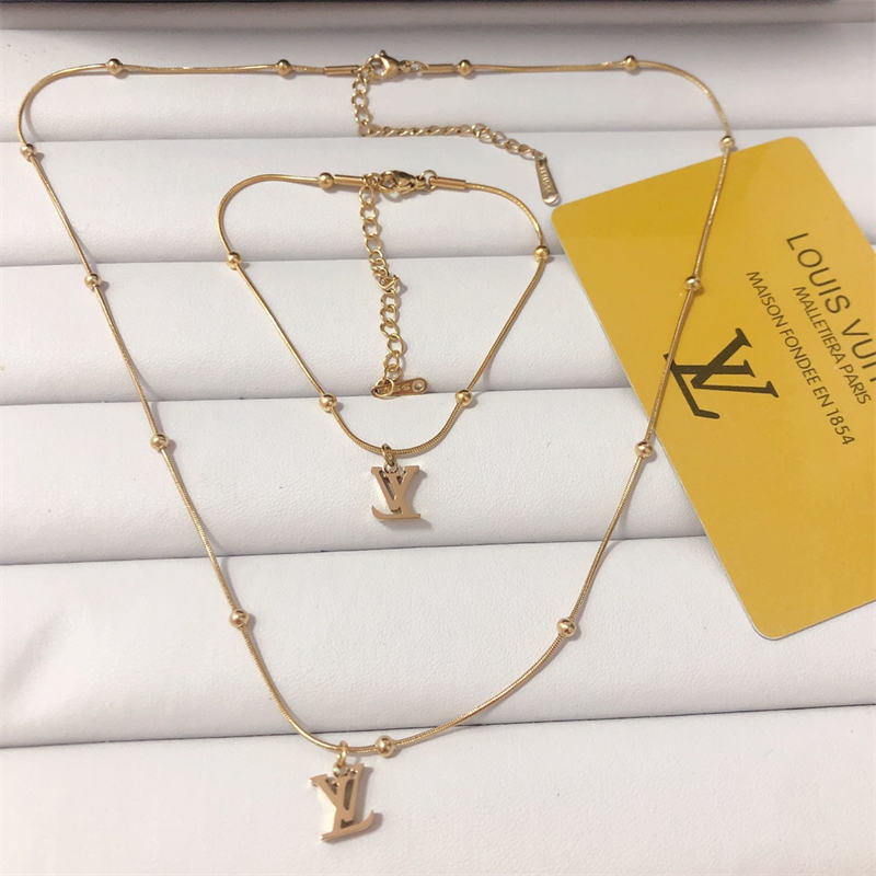 Wholesale Fashion Necklace and Bracelet Set LOV LHZ #A0796