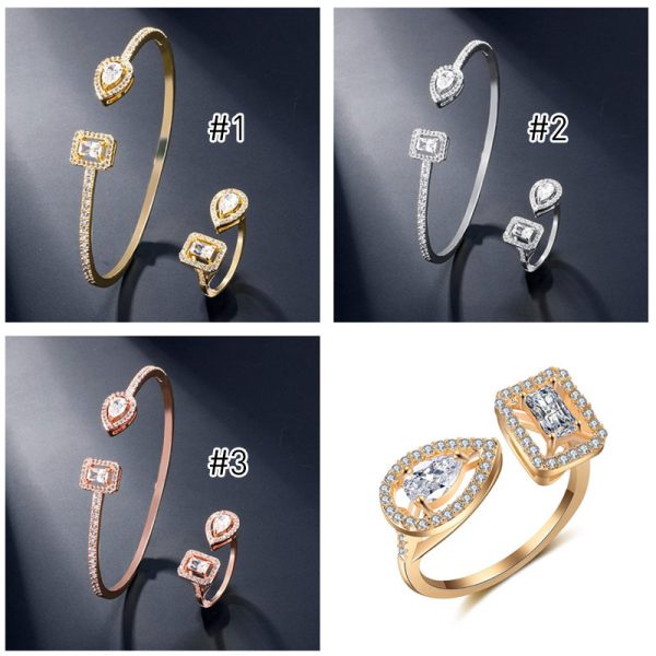 Wholesale fashion ring and bracelet set PH #PJ1044