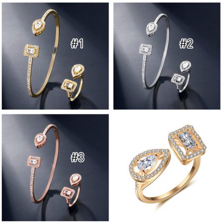 Wholesale fashion ring and bracelet set PH #PJ1044