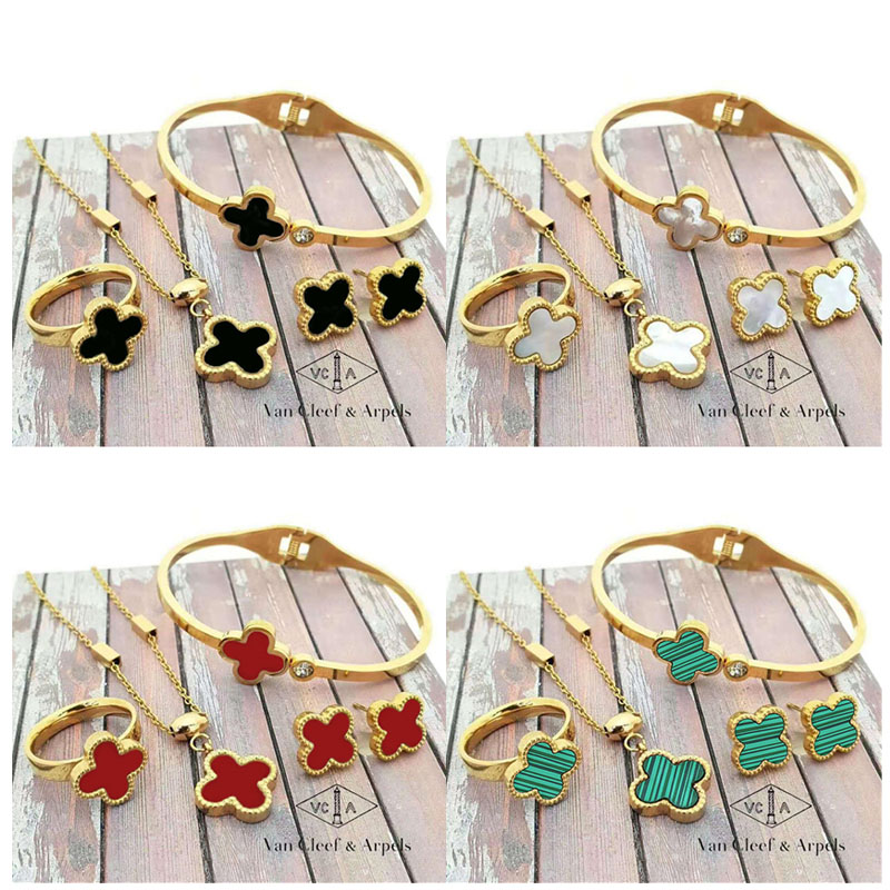 Wholesale Bracelet & Necklace & Earring and Ring set VAC #A0549 - Image 1