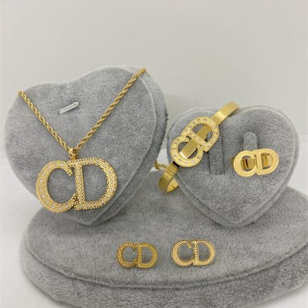 Wholesale Earring & Necklace & Ring & Bracelet set #A0368 - Image 4