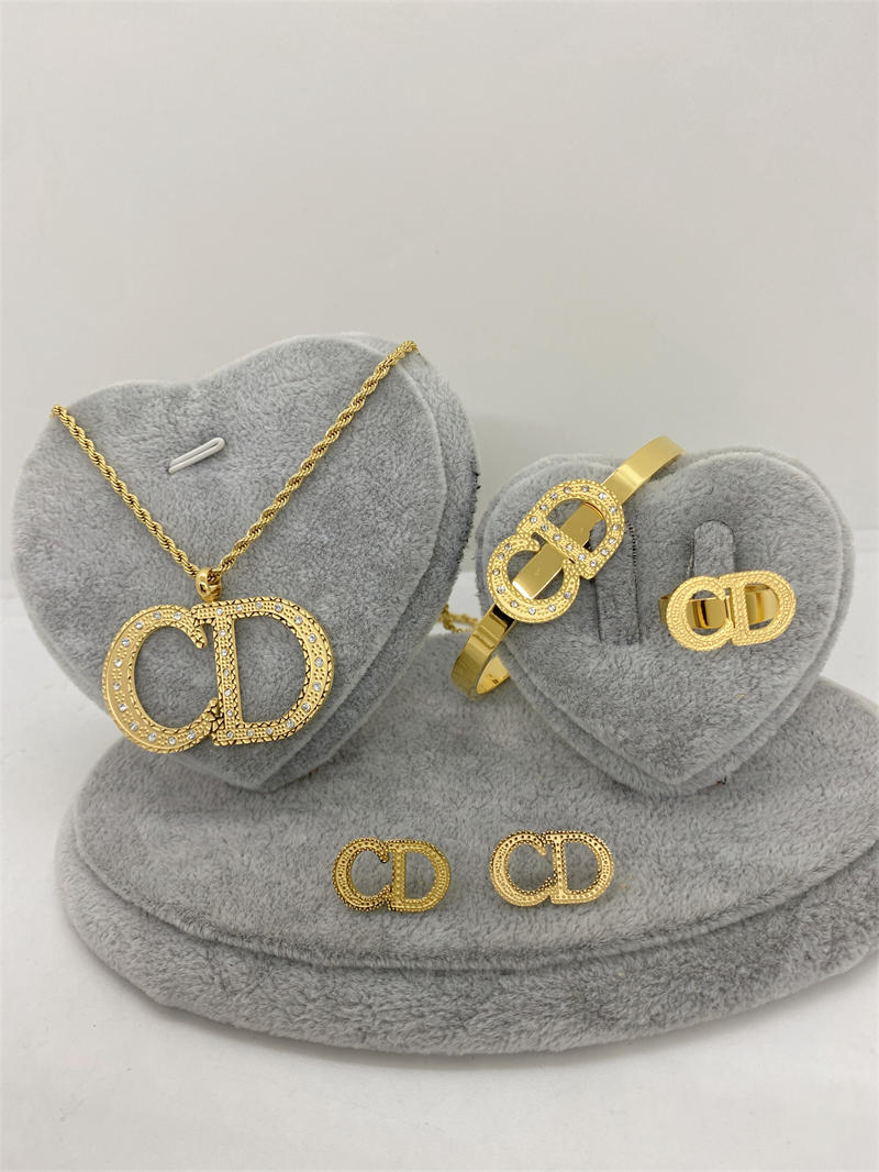 Wholesale Earring & Necklace & Ring & Bracelet set #A0368 - Image 4
