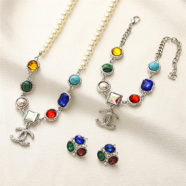 Wholesale Fashion Necklace & Bracelet & Earring Set CHL #A1302