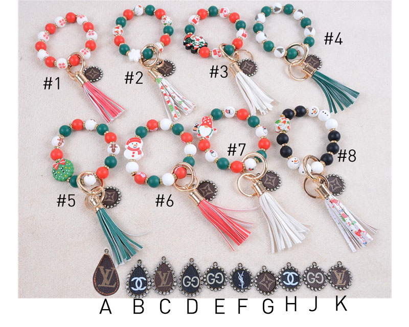 Wholesale Fashion DIY Christmas Bracelet LOV #A0346 - Image 1
