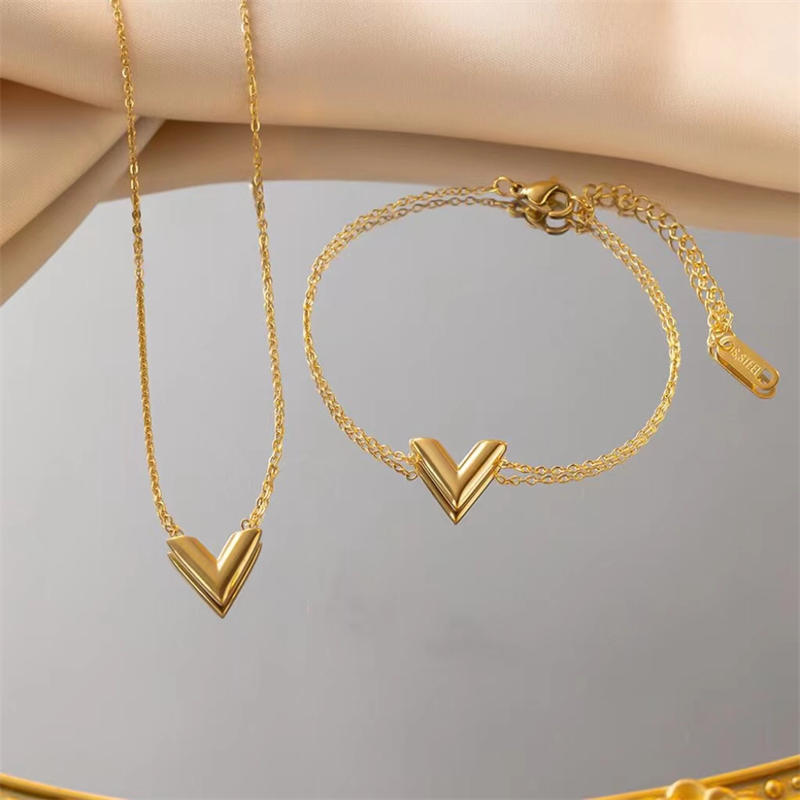 Wholesale Fashion Necklace and Bracelet Set VAL #A0507 - Image 1
