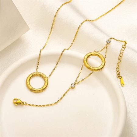 Wholesale Fashion Necklace and Bracelet Set LOV ZY #A1838