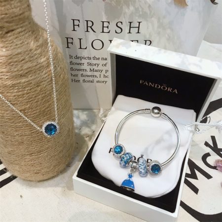 Wholesale Fashion High Quality Necklace and Bracelet Set with box PAA #A1589 - Image 3