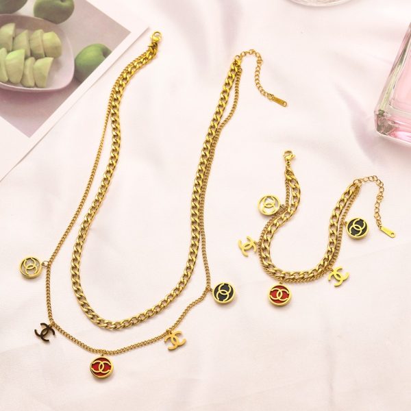 Wholesale Necklace and Bracelet Set LOV ZY #A3453