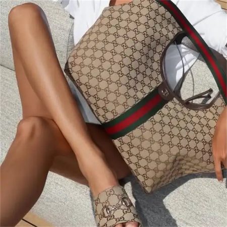 High quality slipper & Tote bag set free shipping GUI #Z0122