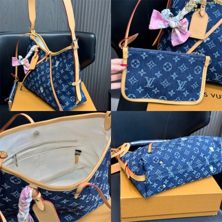 High quality denim slipper & shoulder bag free shipping LOV #Z0671 - Image 5