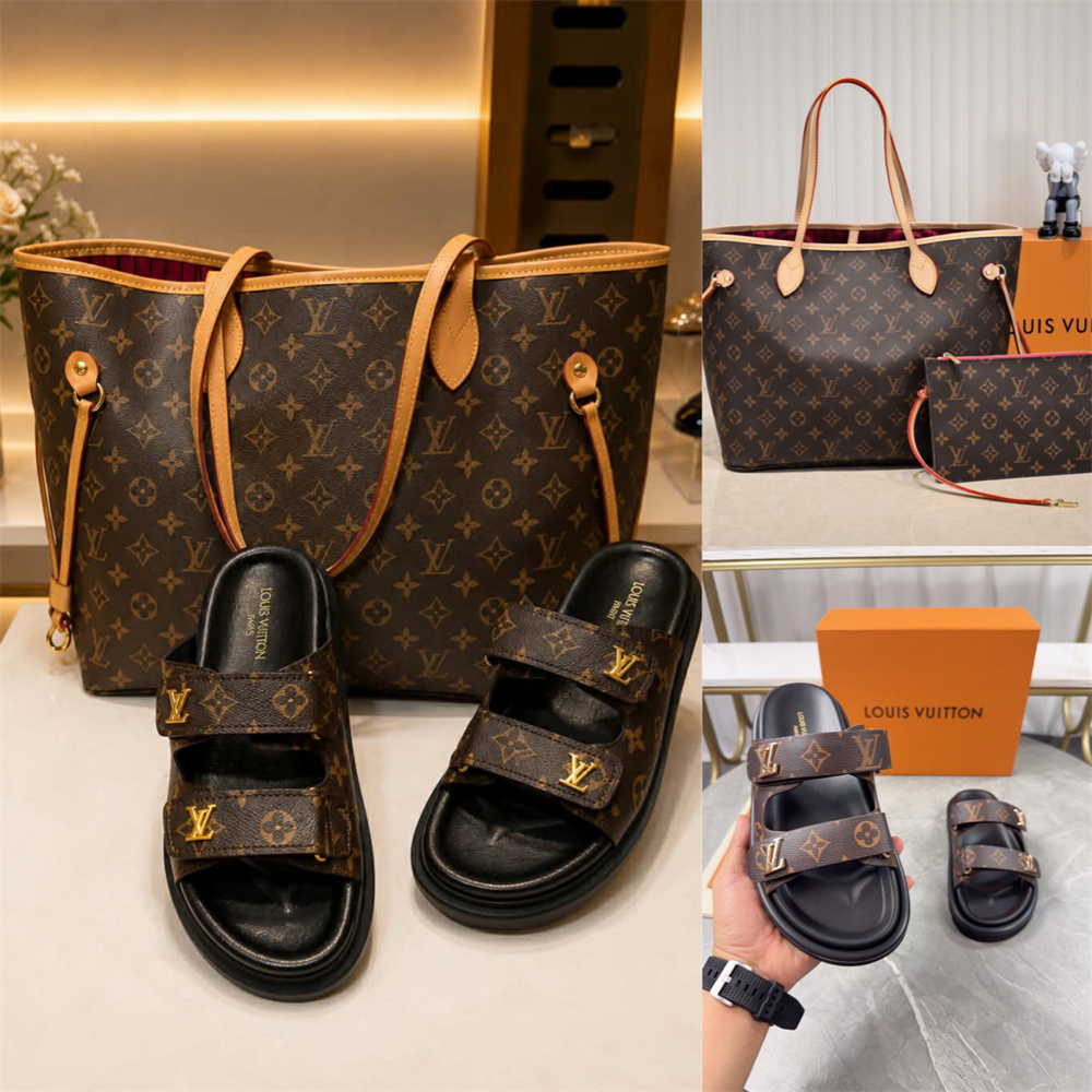 High quality slipper & Tote bag  free shipping LOV #Z0720 - Image 1