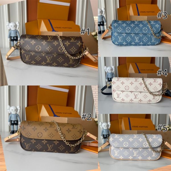 Top quality leather shoulder bag size:23.5*12*4.3cm LOV #29672