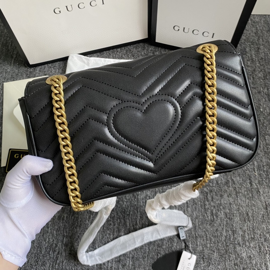 Top quality leather shoulder bag size:22cm/26cmcm GUI #30261 - Image 3