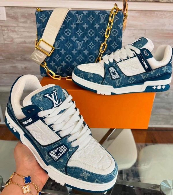 High qulaity fashion sneaker & shoulder bag set free shipping LOV #30858
