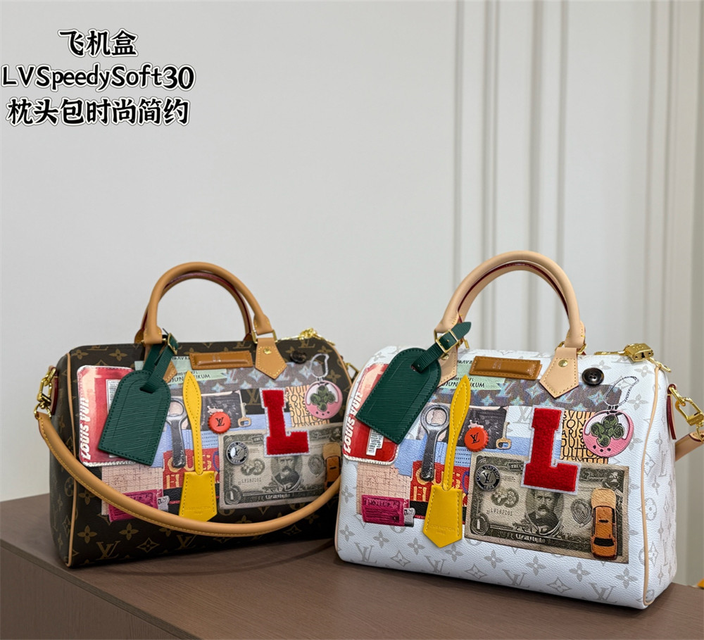 Top quality leather handbag speedy size:30*21*17cm LOV #31465 - Image 1